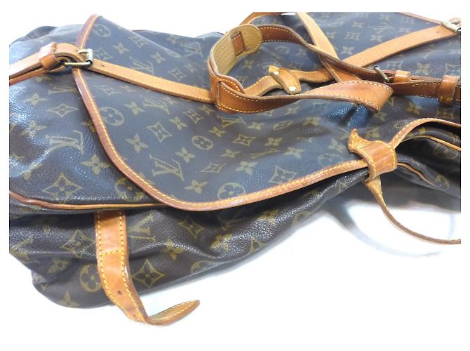 Louis Vuitton Saumur 35 Monogram - AR0952 Marrone - vista 9