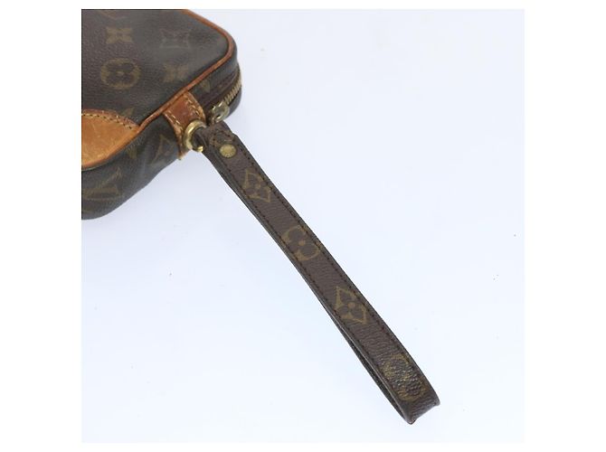 Pochette LOUIS VUITTON con monogramma Marly Dragonne PM M51827 LV Auth em5803 - vista 17