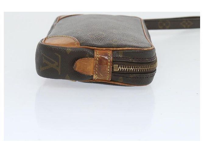 Pochette LOUIS VUITTON con monogramma Marly Dragonne PM M51827 LV Auth em5803 - vista 3