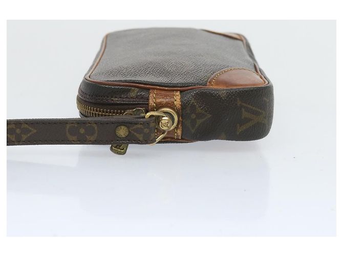 Pochette LOUIS VUITTON con monogramma Marly Dragonne PM M51827 LV Auth em5803 - vista 4