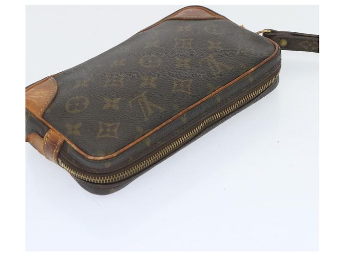 Pochette LOUIS VUITTON con monogramma Marly Dragonne PM M51827 LV Auth em5803 - vista 5