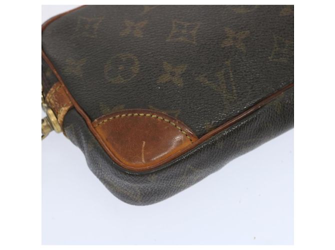 Pochette LOUIS VUITTON con monogramma Marly Dragonne PM M51827 LV Auth em5803 - vista 7