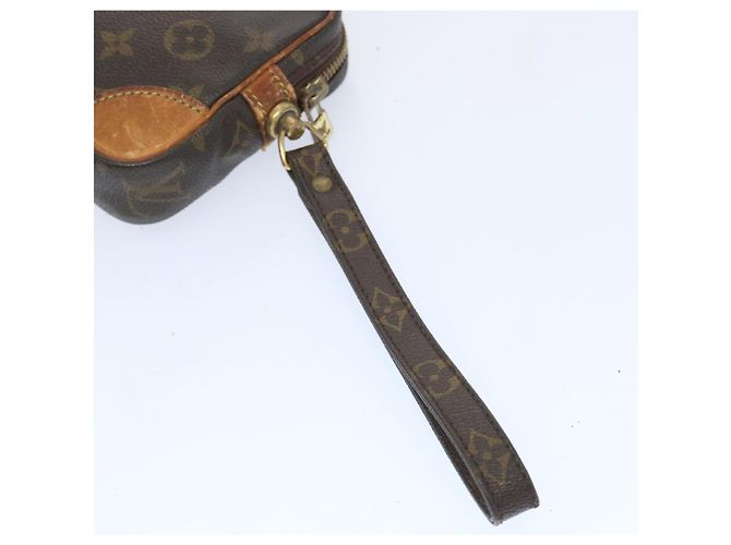 Pochette LOUIS VUITTON con monogramma Marly Dragonne PM M51827 LV Auth em5803 - vista 9