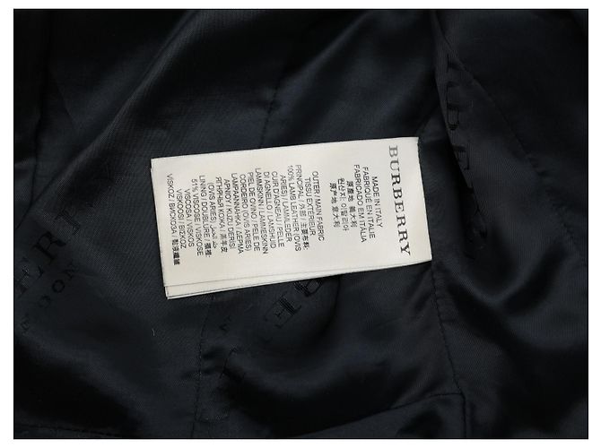Burberry Black Leather Biker Jacket - view 4