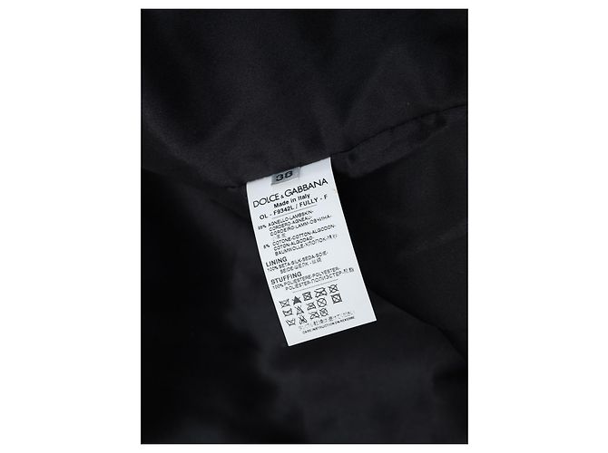 Dolce & Gabbana Black Leather Biker Jacket - view 4