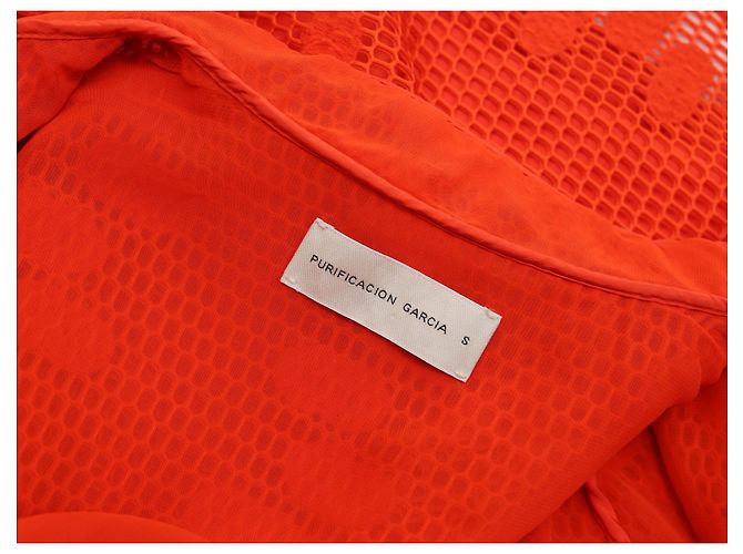 Purificacion Garcia Jacke Orange Polyester S - Ansicht 3