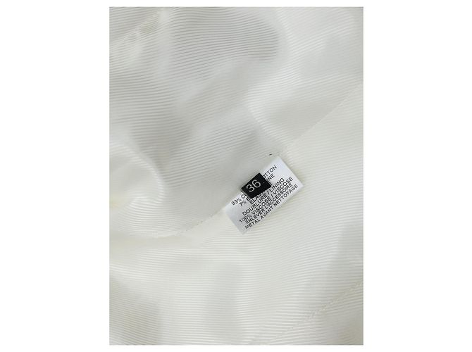 Chaqueta de algodón blanca Barbara Bui Blanco - view 4