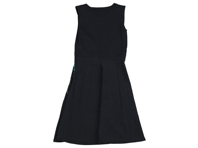Adolfo Dominguez Schwarzes ärmelloses Strickkleid - Ansicht 2