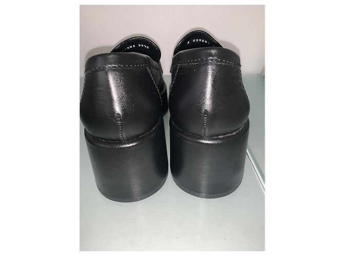 Mocassini Chanel in pelle nera 39.5 Nero - vista 4