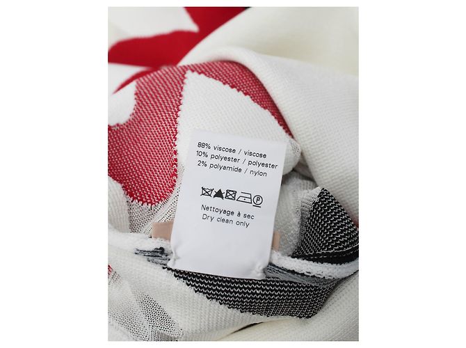 Vestido blanco sin mangas Alaïa de viscosa - vista 4