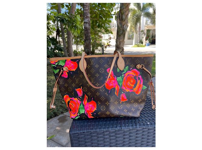 Louis Vuitton Neverfull MM Kollektion Stephen Sprouse Roses Mehrfarben - Ansicht 2