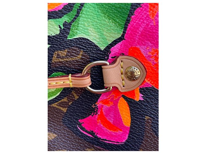 Louis Vuitton Neverfull MM Kollektion Stephen Sprouse Roses Mehrfarben - Ansicht 5