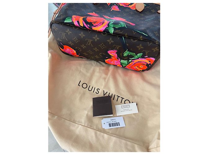 Louis Vuitton Neverfull MM Kollektion Stephen Sprouse Roses Mehrfarben - Ansicht 7