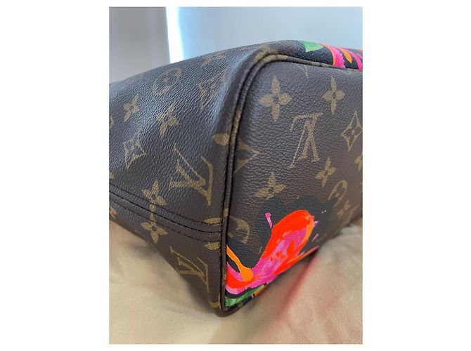 Louis Vuitton Neverfull MM Kollektion Stephen Sprouse Roses Mehrfarben - Ansicht 9