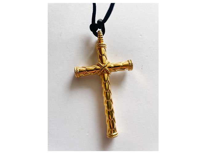 Collana Just Cavalli con croce in oro - vista 2
