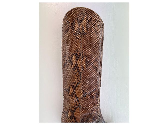 Liebeskind Berlin Botas italianas de pele de cobra - vista 2