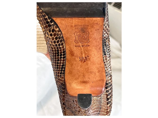 Liebeskind Berlin Botas italianas de pele de cobra - vista 7