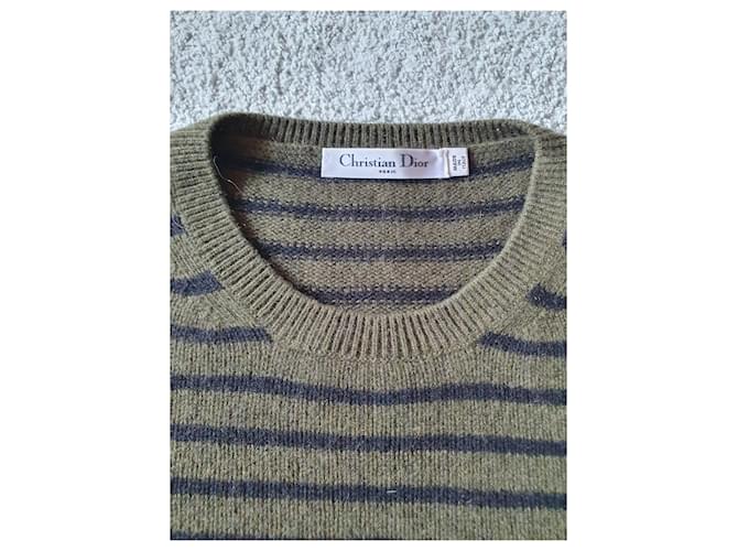 Christian Dior Kaschmirpullover Grün Olive - Ansicht 3