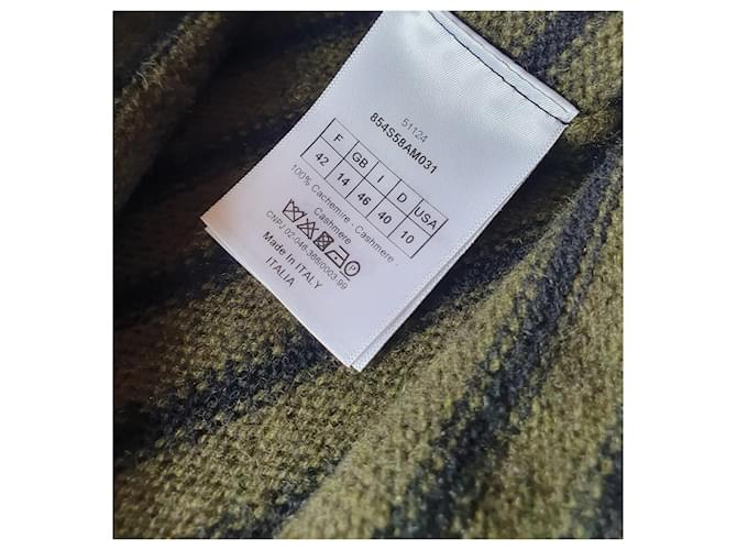 Christian Dior Kaschmirpullover Grün Olive - Ansicht 4
