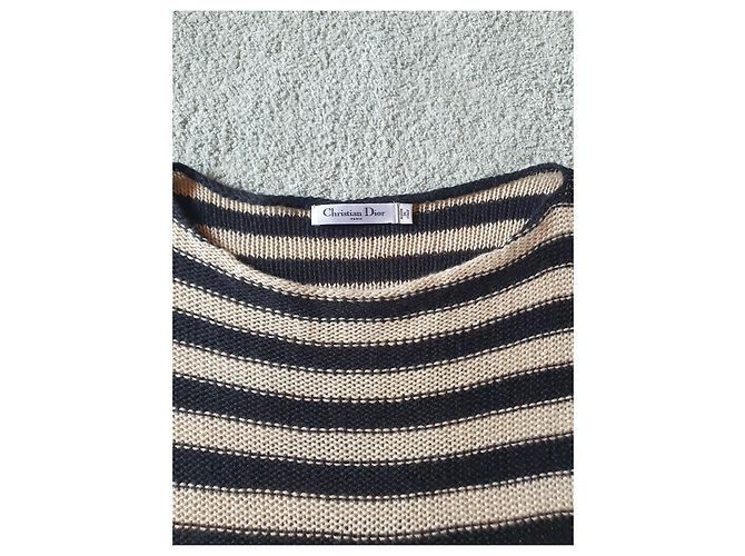 Christian Dior Laufstegkollektion 2020 Schwarz Beige - Ansicht 5