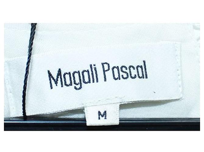 Magali Pascal Ivory Laser Cut Blouse White Cream - view 6