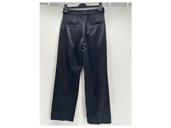 Autre Marque Pantalones Teurn T.FR 36 Lana Negro - vista 2