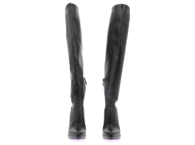 Botas Dior T.EU 37 Cuero Negro - vista 3