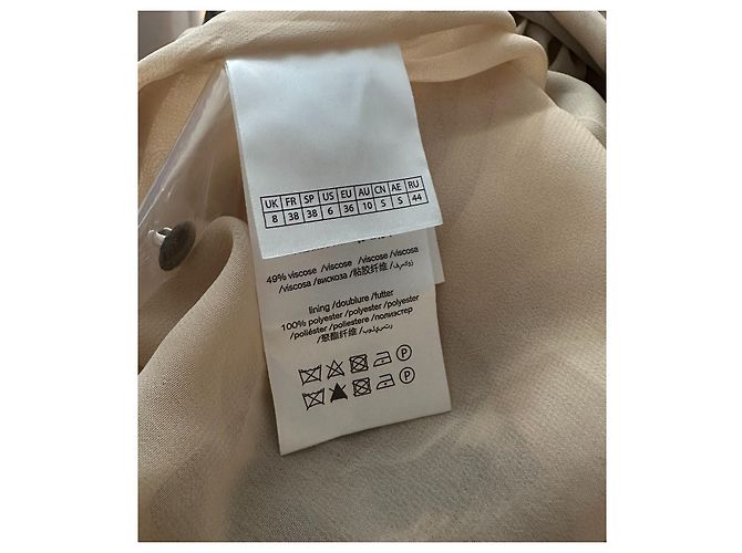 Autre Marque Rotate Leichtes Jacquard Minikleid Beige Mehrfarben - Ansicht 7