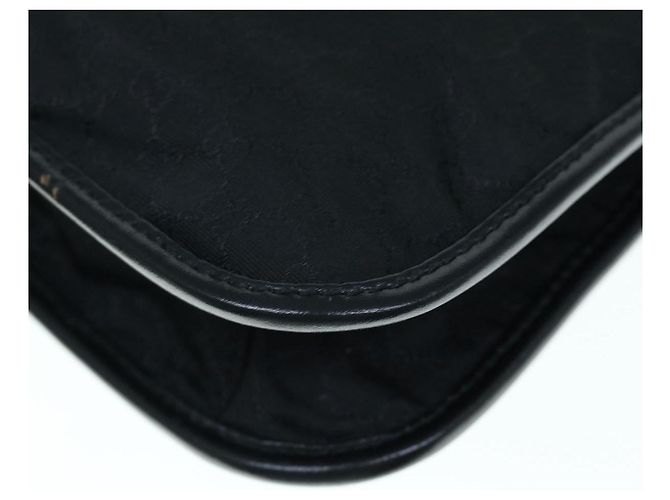 Borsa a tracolla GUCCI in tela Micro GG Nera 005 0846 2123 Aut5442 Nero - vista 16