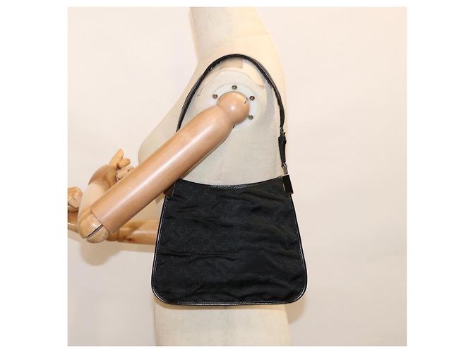 Borsa a tracolla GUCCI in tela Micro GG Nera 005 0846 2123 Aut5442 Nero - vista 23