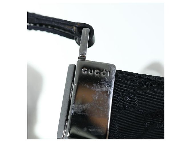 Borsa a tracolla GUCCI in tela Micro GG Nera 005 0846 2123 Aut5442 Nero - vista 8