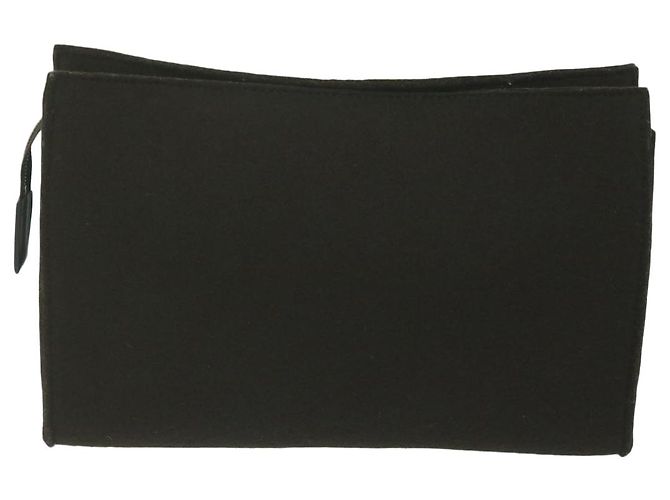 Hermès HERMES Pouch Lana Marrone Auth ac2590 - vista 2