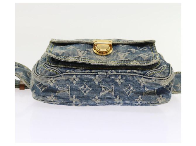 LOUIS VUITTON Marsupio in denim monogramma Borsa a tracolla Blu M95347 LV Auth yk9108 - vista 10