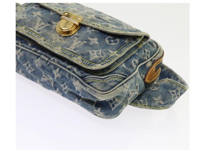 LOUIS VUITTON Marsupio in denim monogramma Borsa a tracolla Blu M95347 LV Auth yk9108 - vista 11