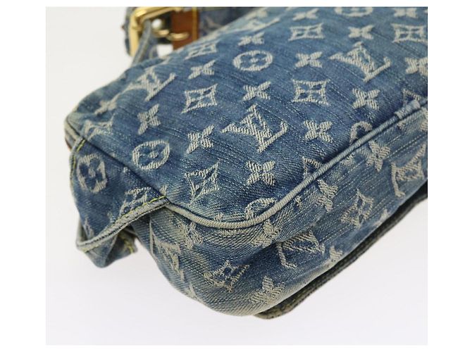 LOUIS VUITTON Marsupio in denim monogramma Borsa a tracolla Blu M95347 LV Auth yk9108 - vista 14