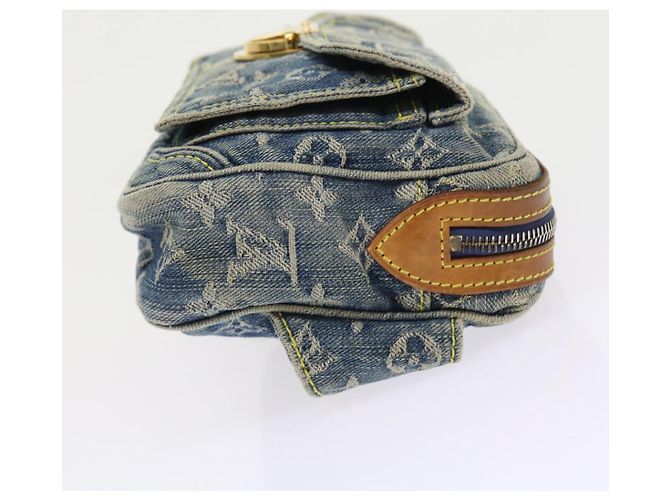 LOUIS VUITTON Marsupio in denim monogramma Borsa a tracolla Blu M95347 LV Auth yk9108 - vista 5
