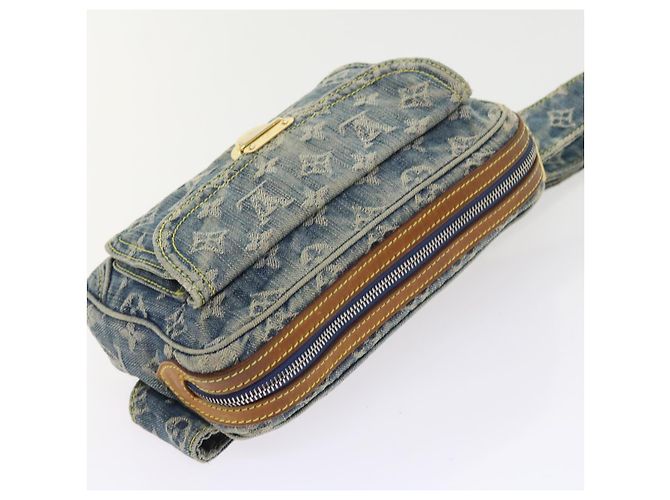 LOUIS VUITTON Marsupio in denim monogramma Borsa a tracolla Blu M95347 LV Auth yk9108 - vista 6