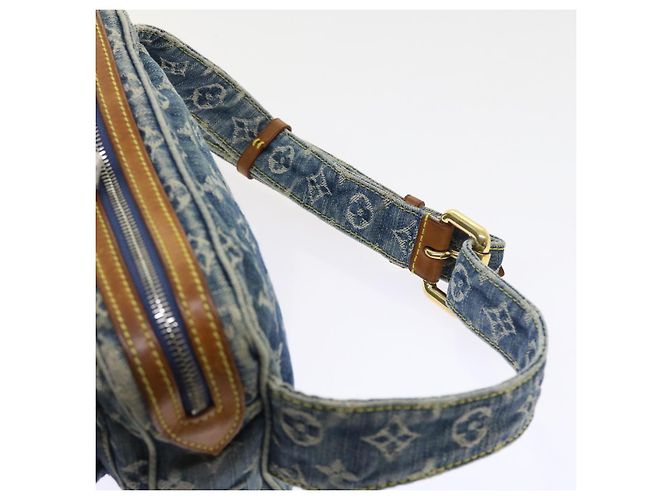 LOUIS VUITTON Marsupio in denim monogramma Borsa a tracolla Blu M95347 LV Auth yk9108 - vista 9