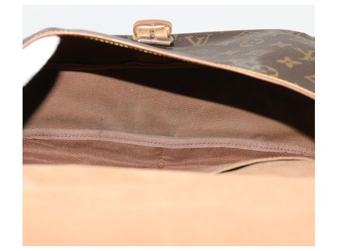 Louis Vuitton Monograma Saumur 35 Bolsa de ombro M42254 Autenticação de LV 62950 - vista 11