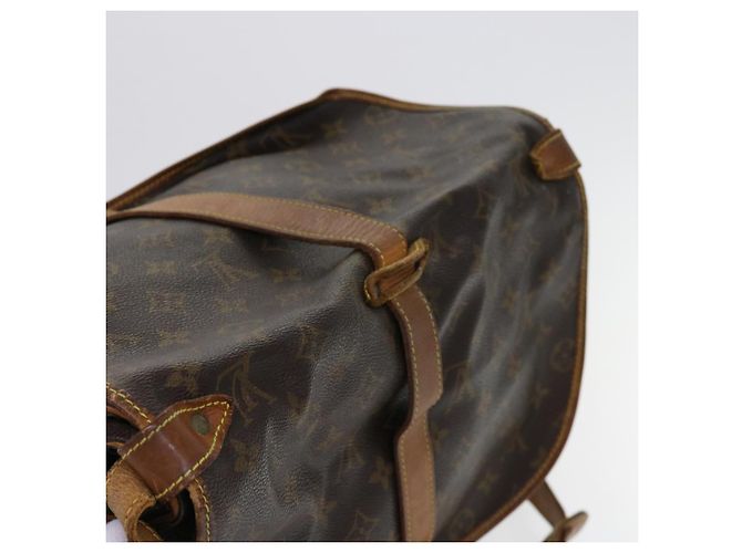 Louis Vuitton Monograma Saumur 35 Bolsa de ombro M42254 Autenticação de LV 62950 - vista 6