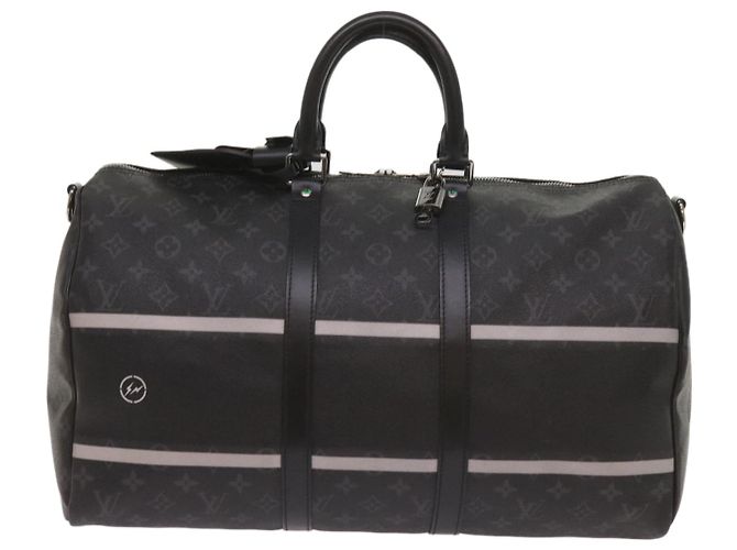 LOUIS VUITTON Eclipse Frammento Keepall Bandouliere 45 Borsa M43278 LV Aut 66508S Monogramma - vista 13