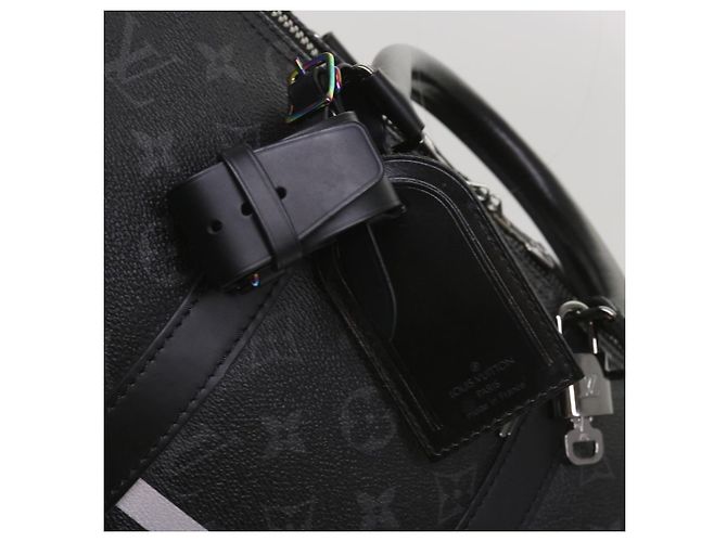LOUIS VUITTON Eclipse Frammento Keepall Bandouliere 45 Borsa M43278 LV Aut 66508S Monogramma - vista 19