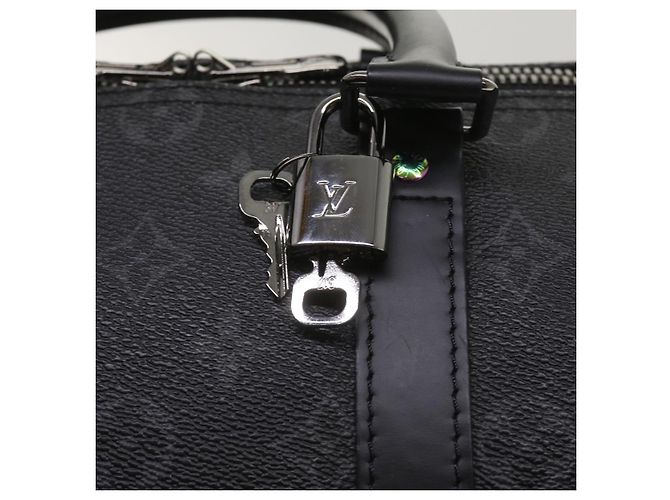 LOUIS VUITTON Eclipse Frammento Keepall Bandouliere 45 Borsa M43278 LV Aut 66508S Monogramma - vista 20