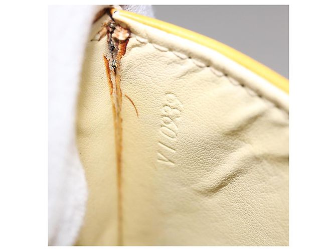 Borsa LOUIS VUITTON Monogram Vernis Spring Street Giallo Lime M91068 Auth ep3239 - vista 12