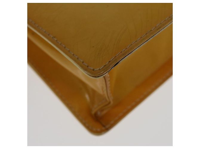 Borsa LOUIS VUITTON Monogram Vernis Spring Street Giallo Lime M91068 Auth ep3239 - vista 8