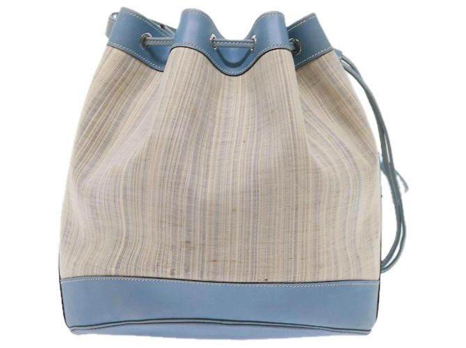 Hermès HERMES Market GM Borsa a spalla Tela Bianca Auth bs9664 Bianco - vista 2