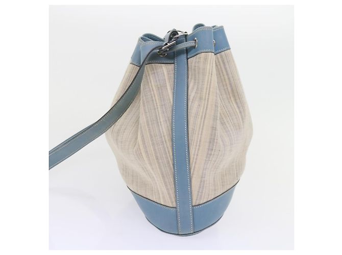 Hermès HERMES Market GM Borsa a spalla Tela Bianca Auth bs9664 Bianco - vista 4