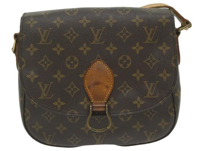 Saint-Cloud LOUIS VUITTON Monogram Saint Cloud GM Borsa a tracolla M51242 LV Auth yb450 Monogramma - vista 13