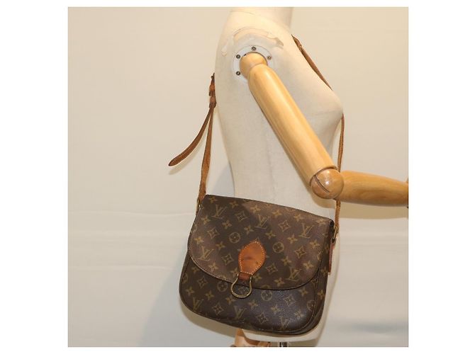 Saint-Cloud LOUIS VUITTON Monogram Saint Cloud GM Borsa a tracolla M51242 LV Auth yb450 Monogramma - vista 24