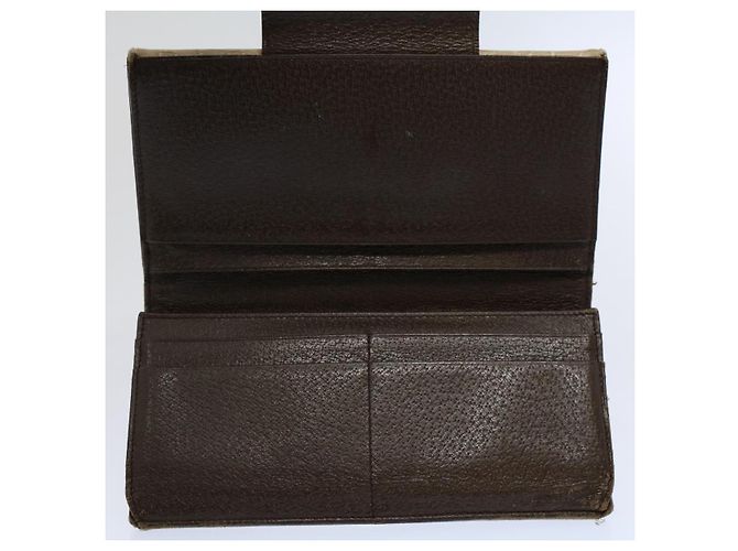 Bulgari Portafoglio BVLGARI in pelle 4Set Nero Beige Auth bs9872 - vista 10